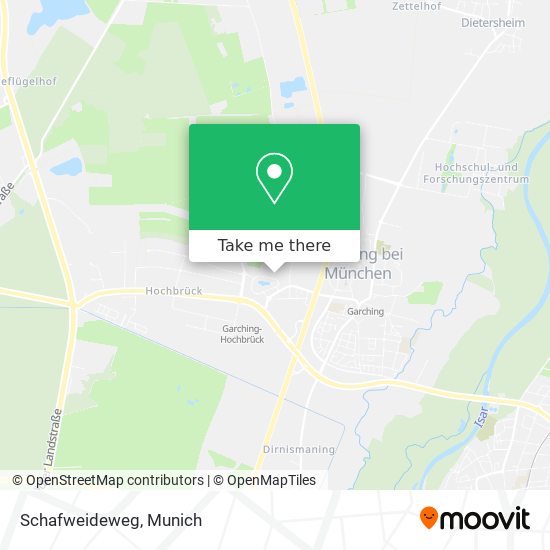 Schafweideweg map