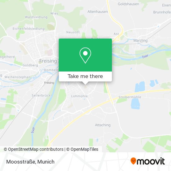 Moosstraße map