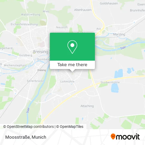 Карта Moosstraße