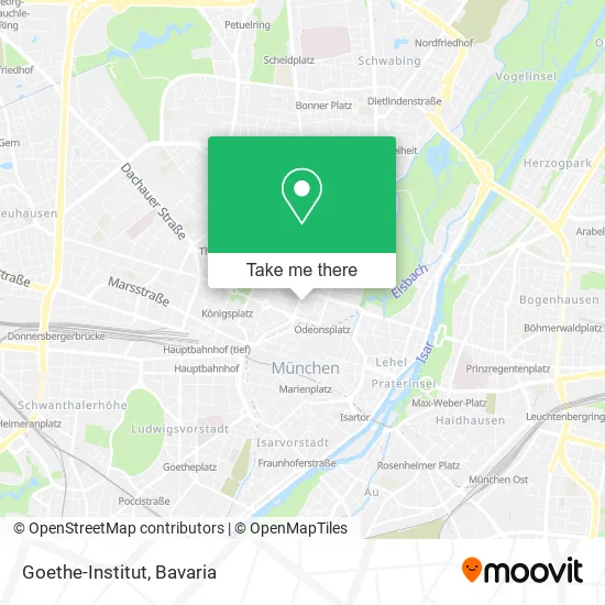 Карта Goethe-Institut