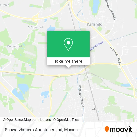 Карта Schwarzhubers Abenteuerland