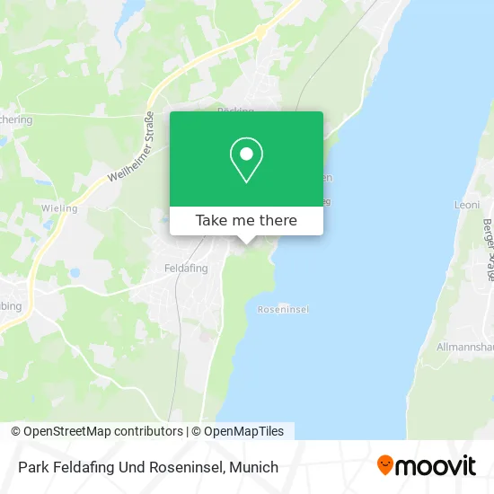 Карта Park Feldafing Und Roseninsel