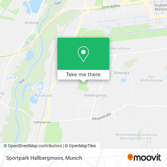 Sportpark Hallbergmoos map