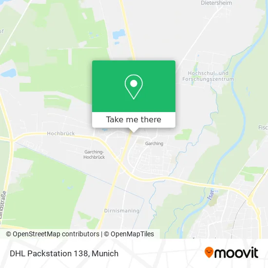 Карта DHL Packstation 138