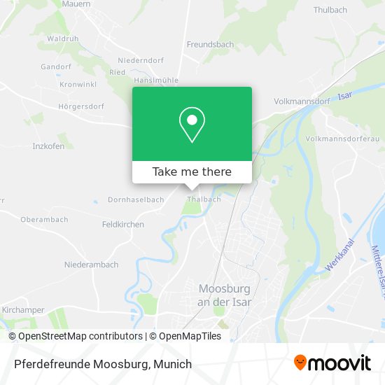 Pferdefreunde Moosburg map