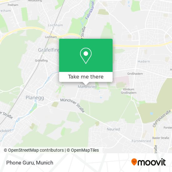 Phone Guru map