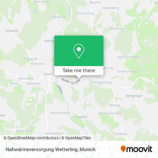 Nahwärmeversorgung Wetterling map