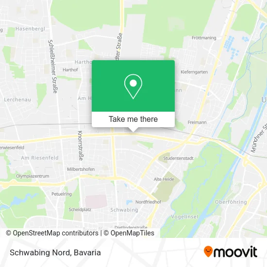 Карта Schwabing Nord