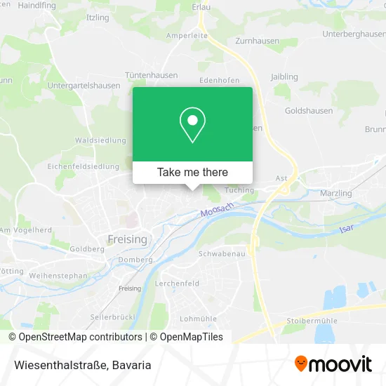 Карта Wiesenthalstraße