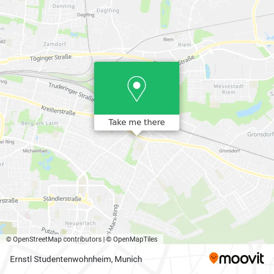 Карта Ernstl Studentenwohnheim