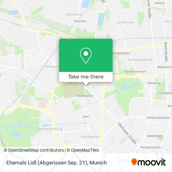 Ehemals Lidl (Abgerissen Sep. 21) map