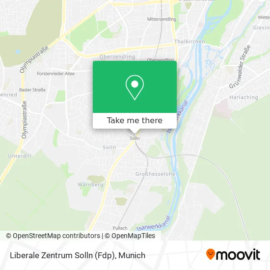 Карта Liberale Zentrum Solln (Fdp)