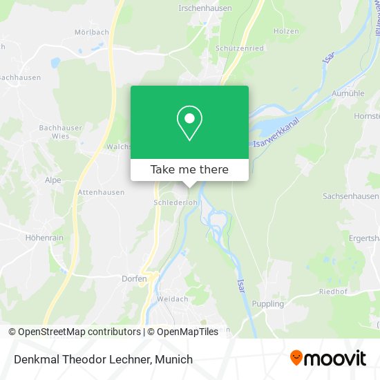 Denkmal Theodor Lechner map