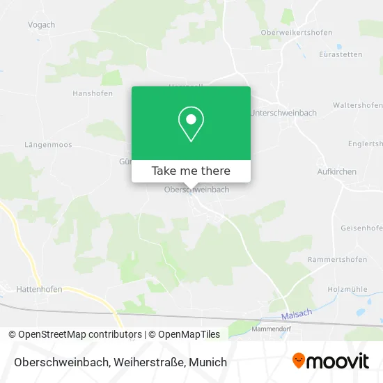 Oberschweinbach, Weiherstraße map