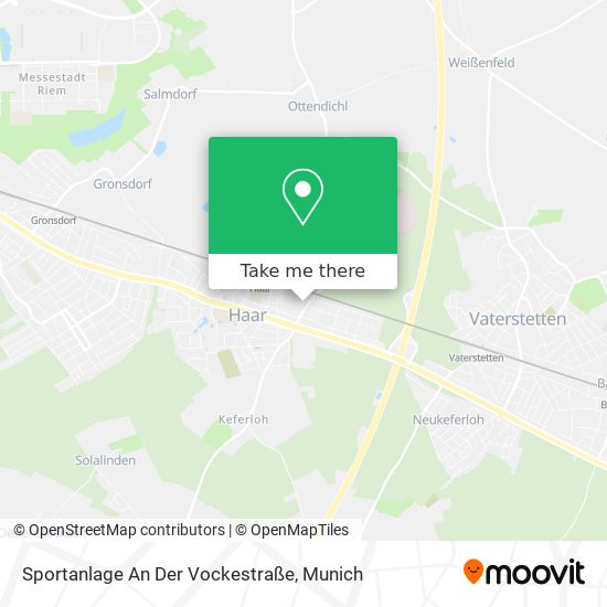 How to get to Sportanlage An Der Vockestraße in Haar by Bus, Train or ...