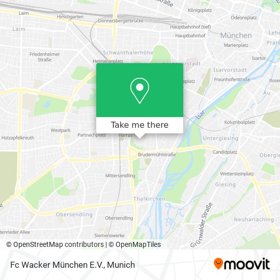 Fc Wacker München E.V. map