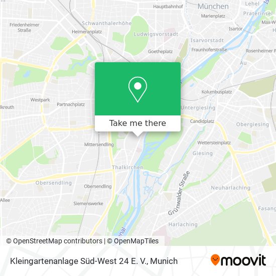 Kleingartenanlage Süd-West 24 E. V. map