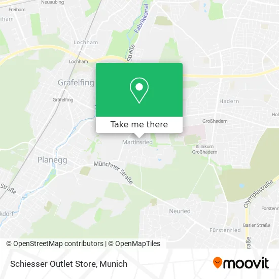 Карта Schiesser Outlet Store