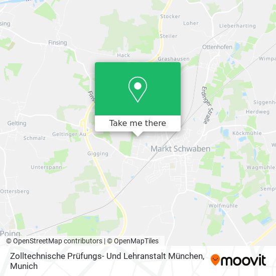 Zolltechnische Prüfungs- Und Lehranstalt München map