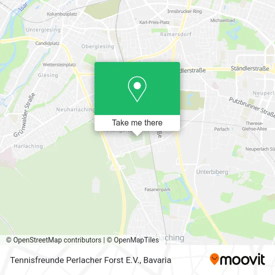 Карта Tennisfreunde Perlacher Forst E.V.