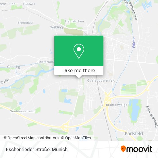 Eschenrieder Straße map