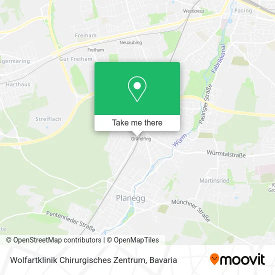 Карта Wolfartklinik Chirurgisches Zentrum