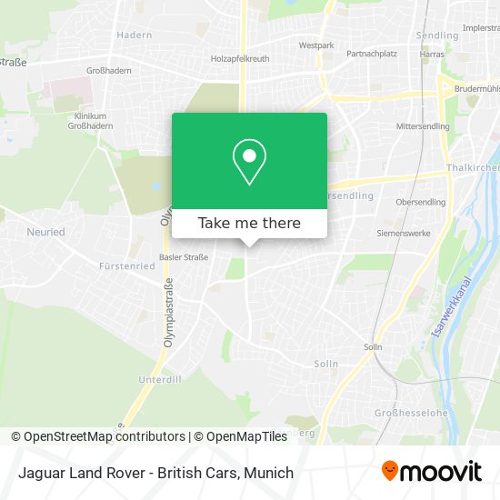 Jaguar Land Rover - British Cars map