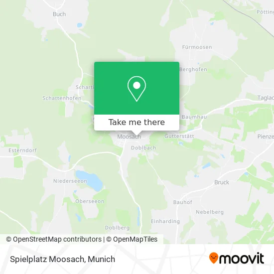 Карта Spielplatz Moosach