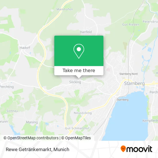 Карта Rewe Getränkemarkt