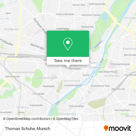 Thomas Schuhe map