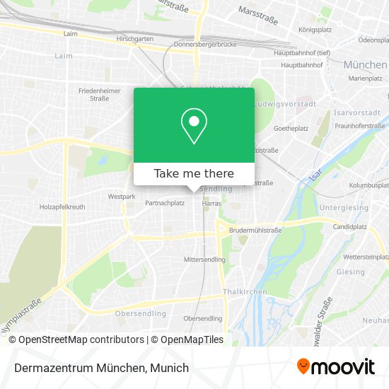Dermazentrum München map
