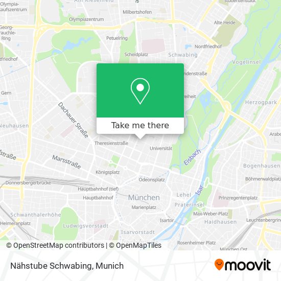 Nähstube Schwabing map