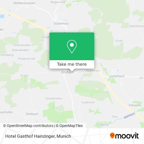Hotel Gasthof Hainzinger map