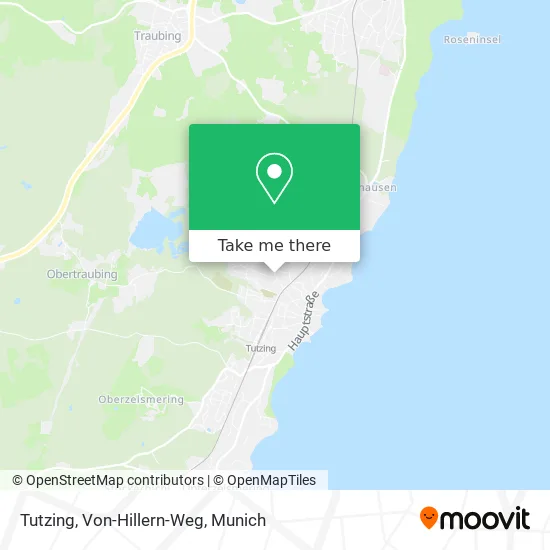 Карта Tutzing, Von-Hillern-Weg