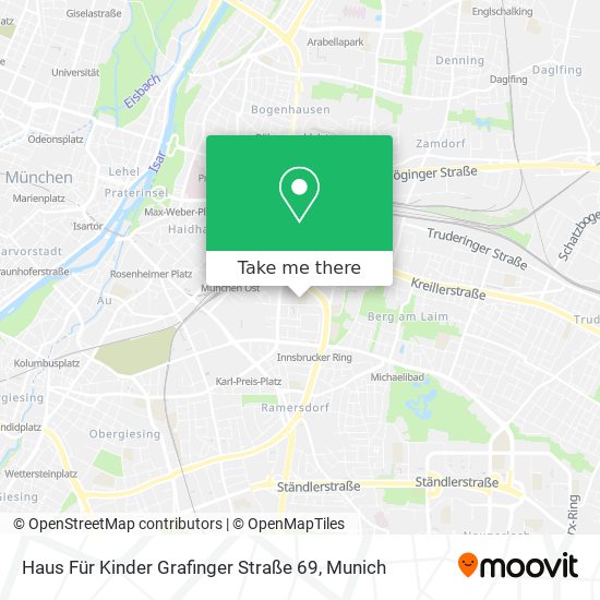 Haus Für Kinder Grafinger Straße 69 map