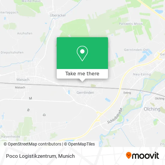 Карта Poco Logistikzentrum