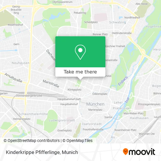 Карта Kinderkrippe Pfifferlinge