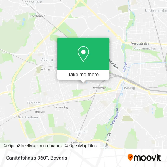 Карта Sanitätshaus 360°