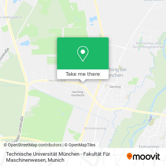 Technische Universität München - Fakultät Für Maschinenwesen map