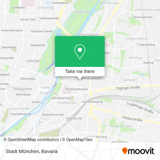 Карта Stadt München