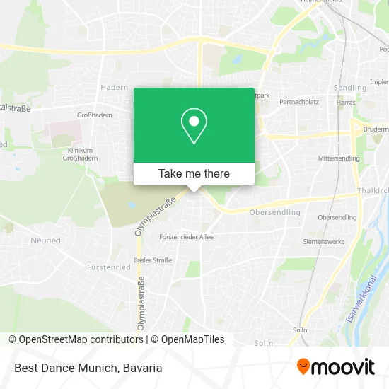 Карта Best Dance Munich