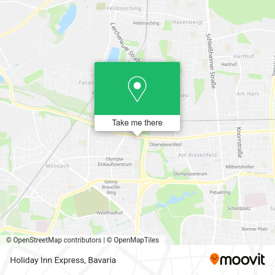 Карта Holiday Inn Express