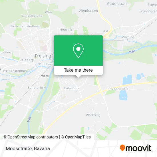Карта Moosstraße