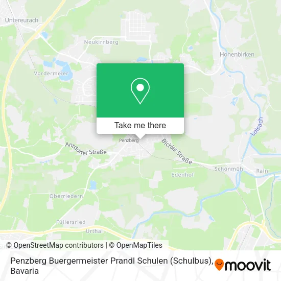 Penzberg Buergermeister Prandl Schulen (Schulbus) map