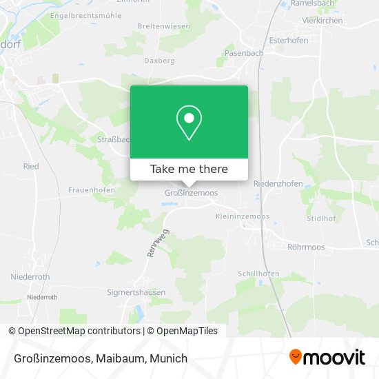 Großinzemoos, Maibaum map