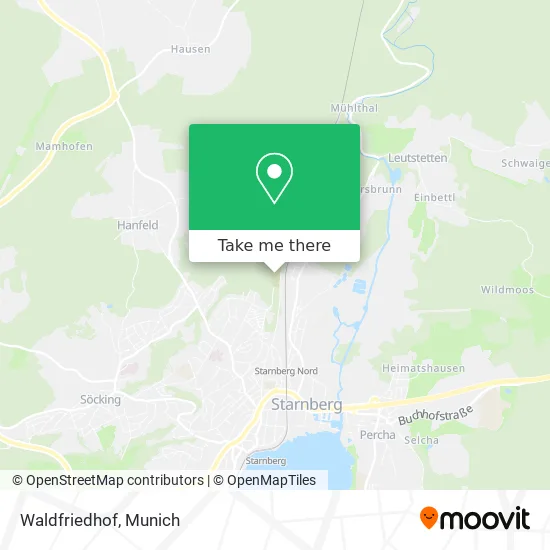 Карта Waldfriedhof