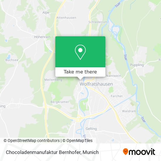 Chocoladenmanufaktur Bernhofer map