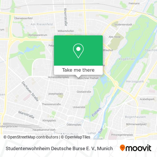 Studentenwohnheim Deutsche Burse E. V. map