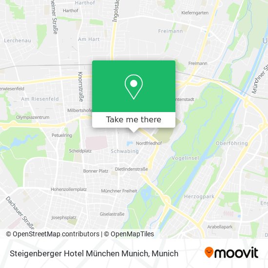 Карта Steigenberger Hotel München Munich