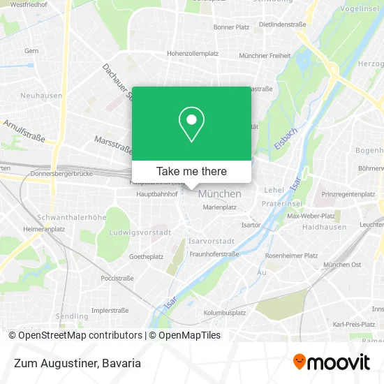 Карта Zum Augustiner
